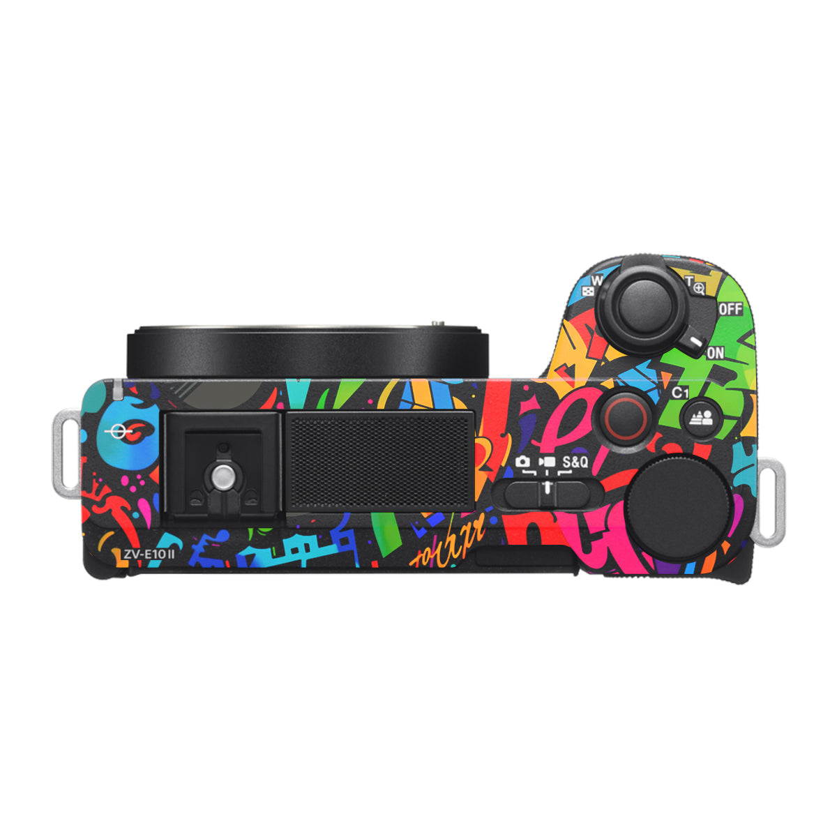 Colorful Urban Street Art Lettering Sony ZV-E10 Mark II Camera Skin