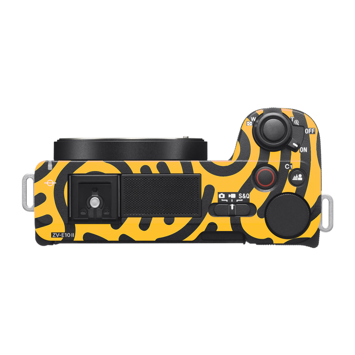Minimal Yellow Wave Sony ZV-E10 Mark II Camera Skin