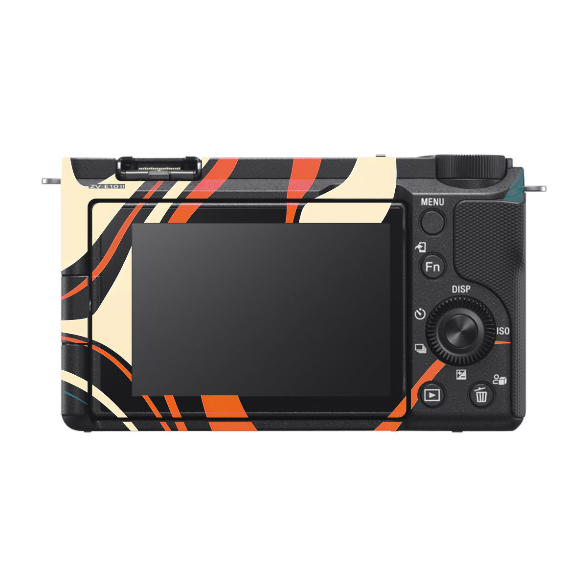 Mid-Century Abstract Swirl Sony ZV-E10 Mark II Camera Skin