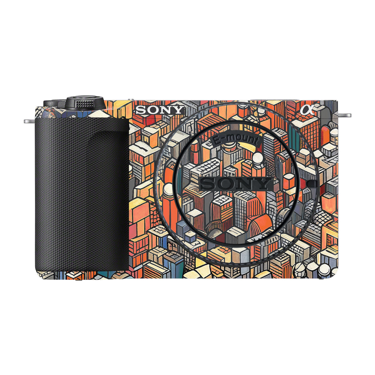 Isometric Cityscape Sony ZV-E10 Mark II Camera Skin