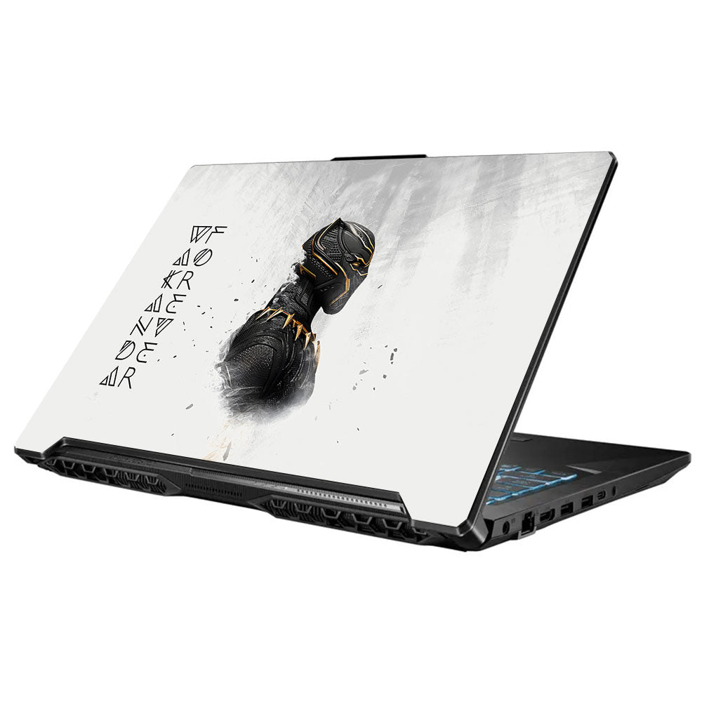 Wakanda Forever Black Panther Comic Asus TUF Gaming F17 FX706 Laptop Skin