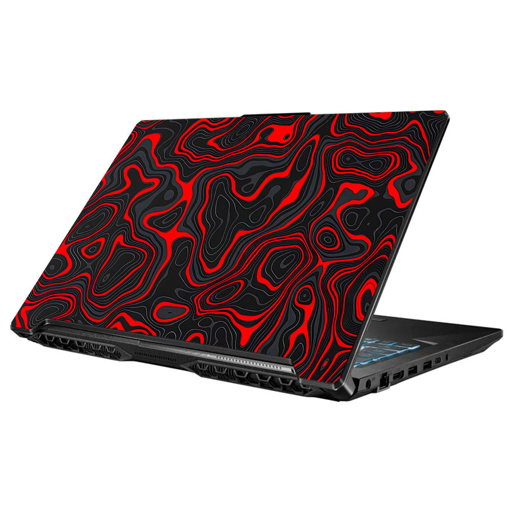 Crimson Waves Asus TUF Gaming F17 FX706 Laptop Skin