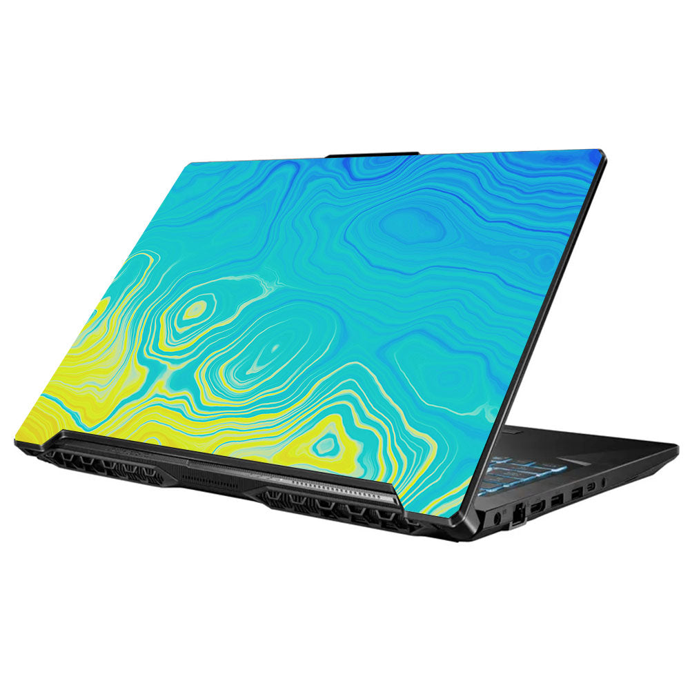 Ocean Gradient Waves Asus TUF Gaming F17 FX706 Laptop Skin