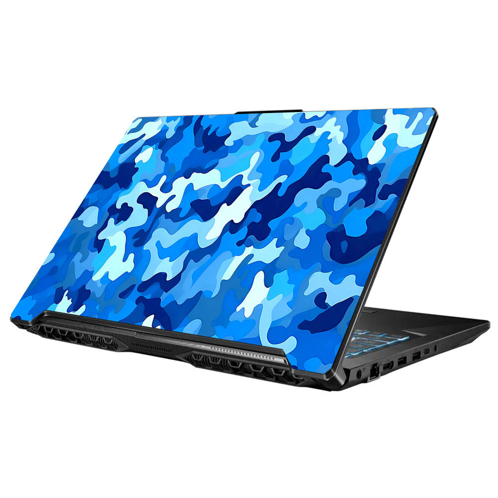 Arctic Blue Camo Pattern Asus TUF Gaming F17 FX706 Laptop Skin