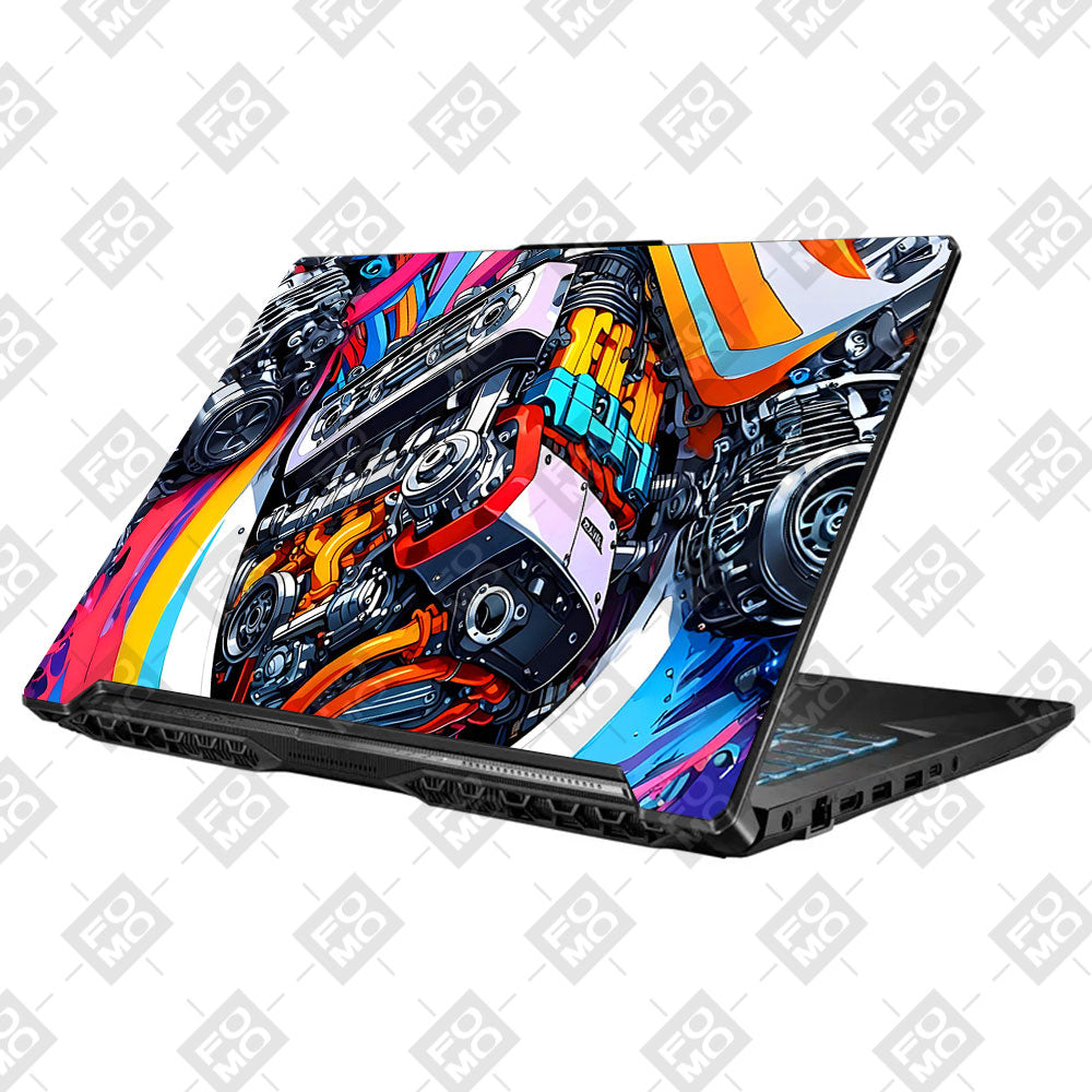 Power in Motion Asus TUF Gaming F17 FX706 Laptop Skin