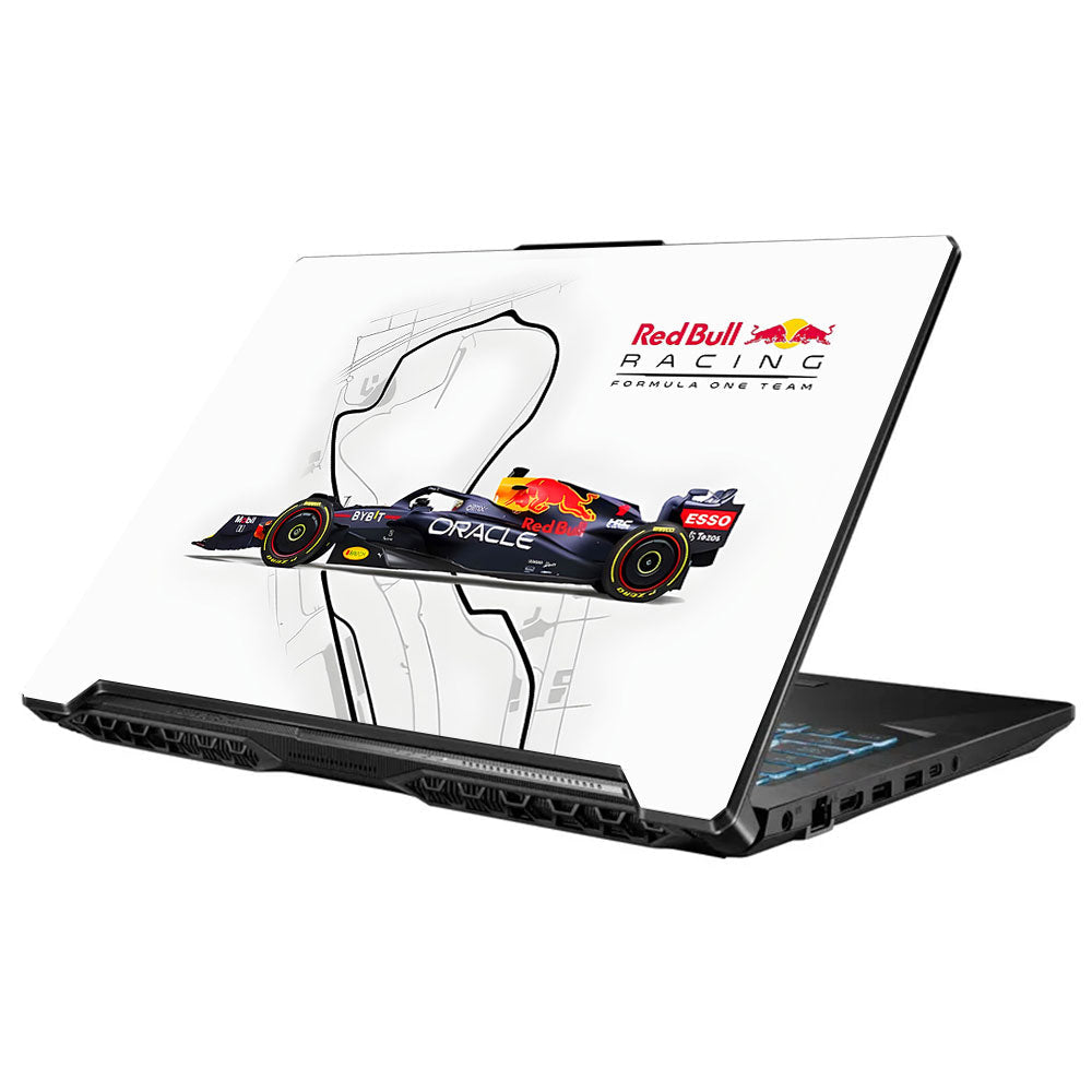 Red Bull Racing in Action Asus TUF Gaming F17 FX706 Laptop Skin