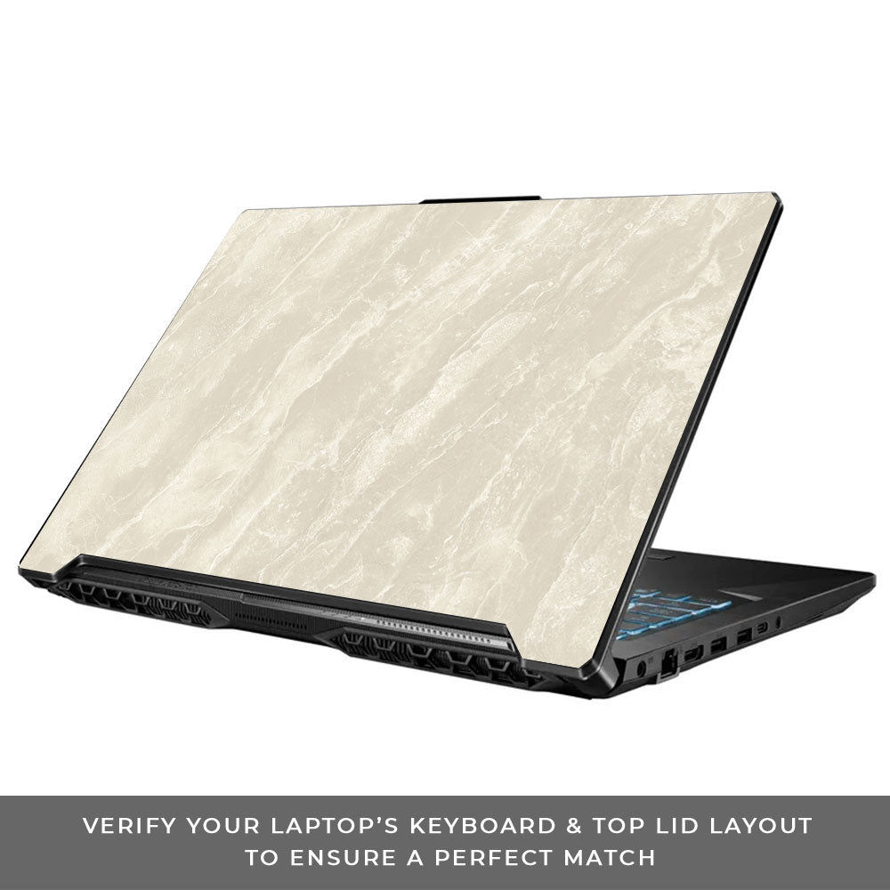 Textured Marble Asus TUF Gaming F17 FX706 Laptop Skin