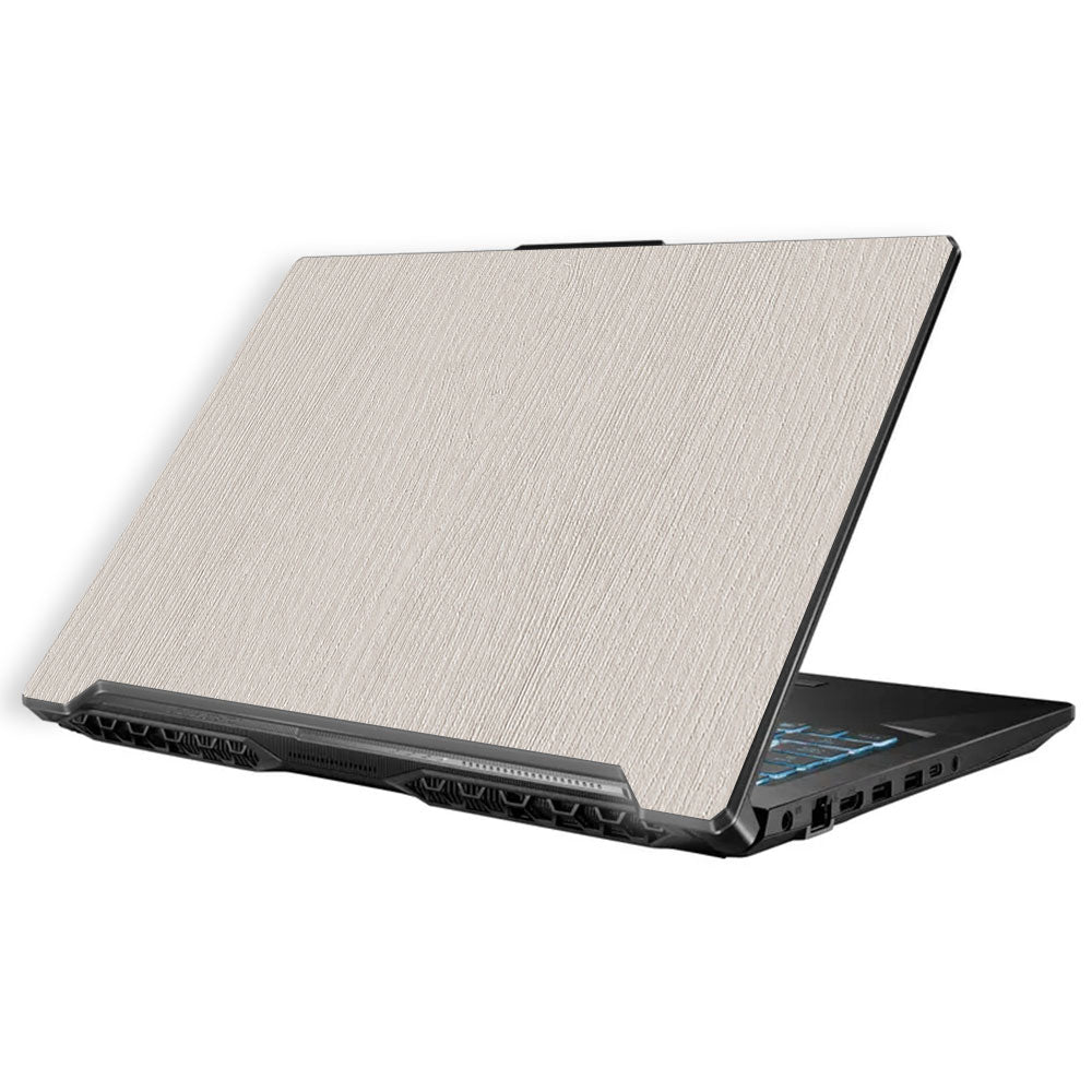 Textured White Wood Asus TUF Gaming F17 FX706 Laptop Skin