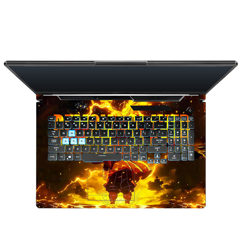 Zenitsu Lightning Strike Asus TUF Gaming F17 FX706 Laptop Skin