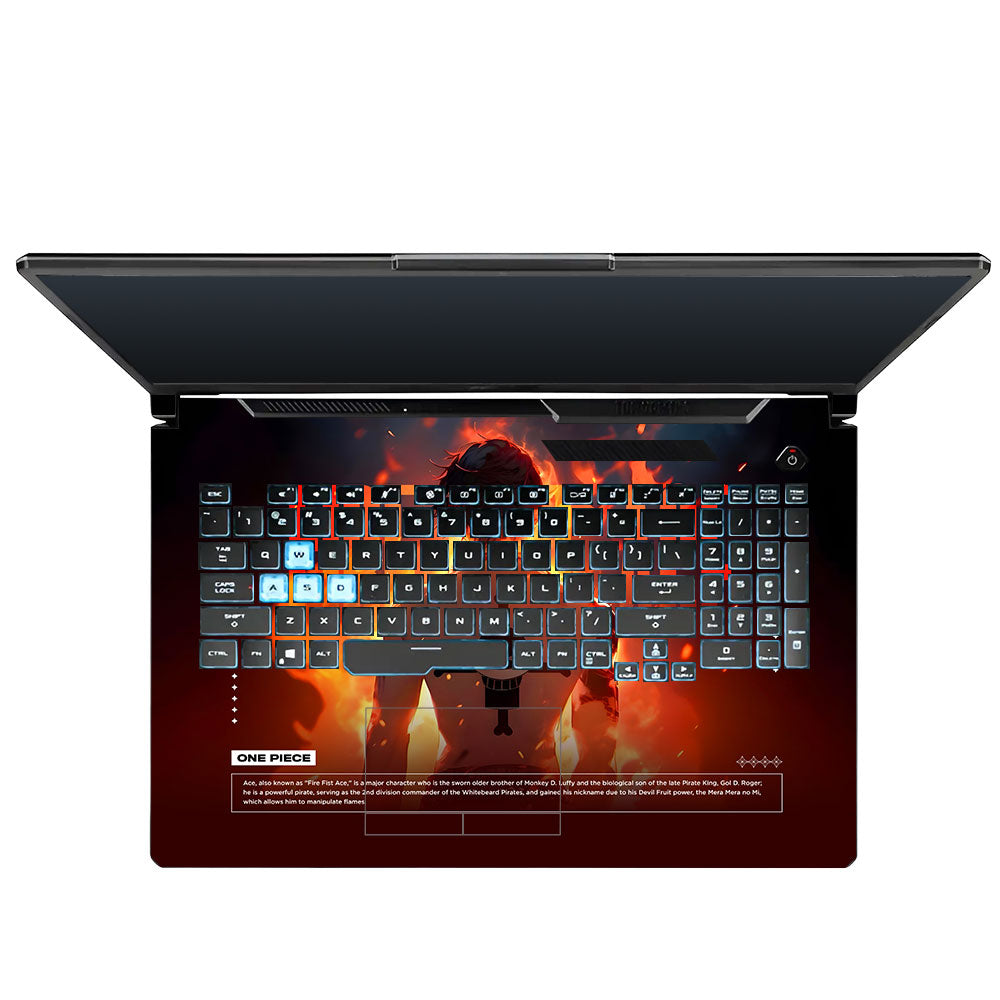 Fire Fist Ace Asus TUF Gaming F17 FX706 Laptop Skin