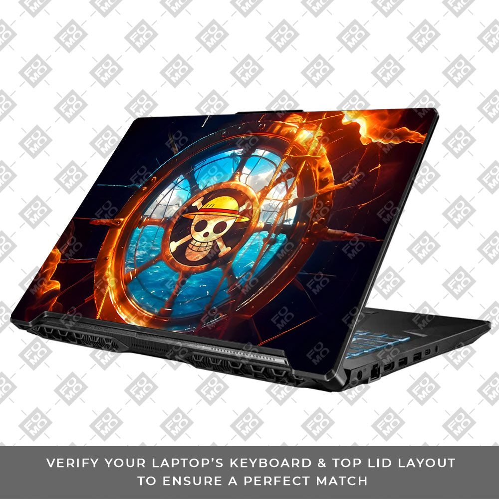 Straw Hat Pirates Emblem Asus TUF Gaming F17 FX706 Laptop Skin
