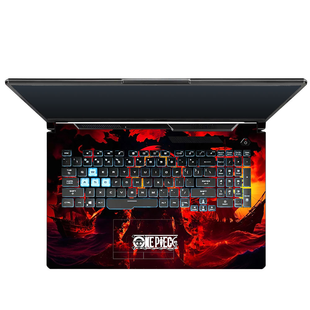 Luffy's Burning Tide Asus TUF Gaming F17 FX706 Laptop Skin