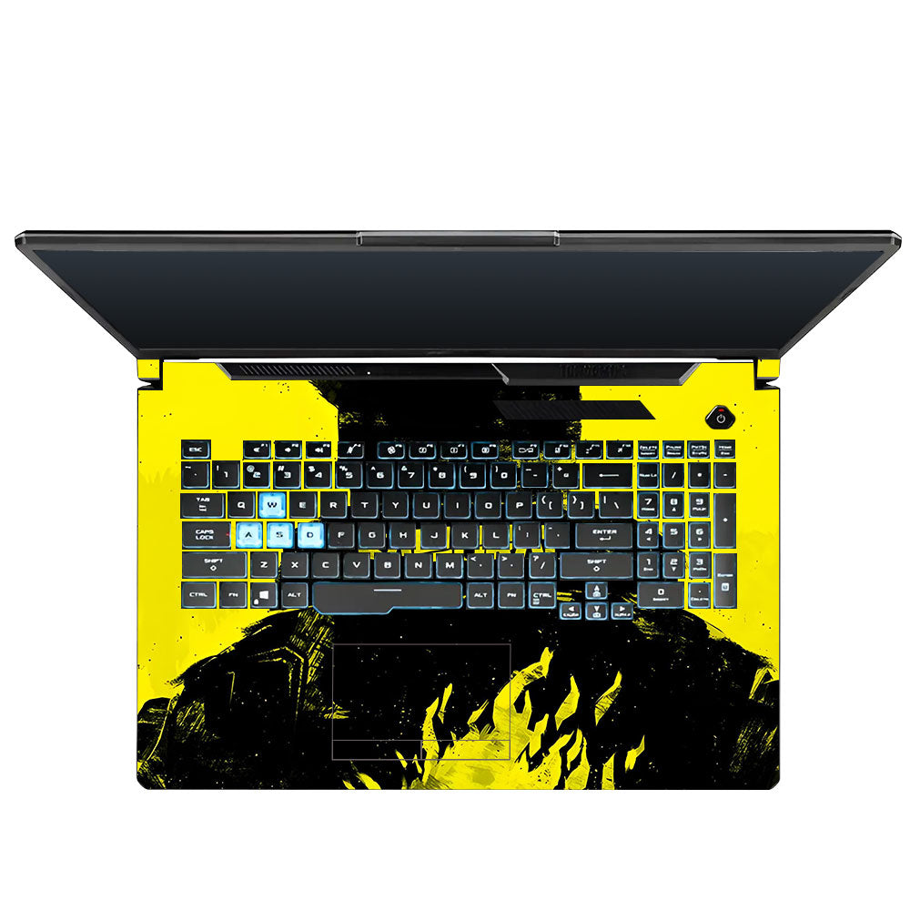 Backlit SAMURAI Jacket Asus TUF Gaming F17 FX706 Laptop Skin