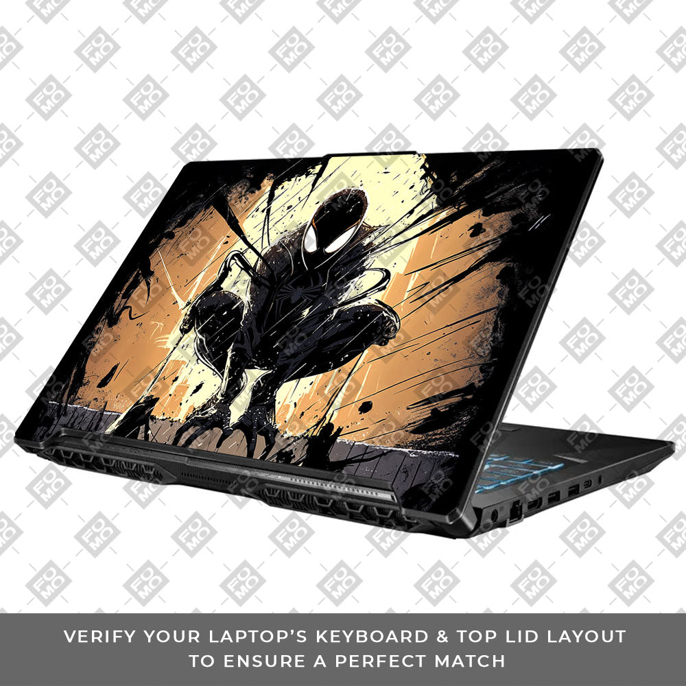 Shadow Spiderman Asus TUF Gaming F17 FX706 Laptop Skin