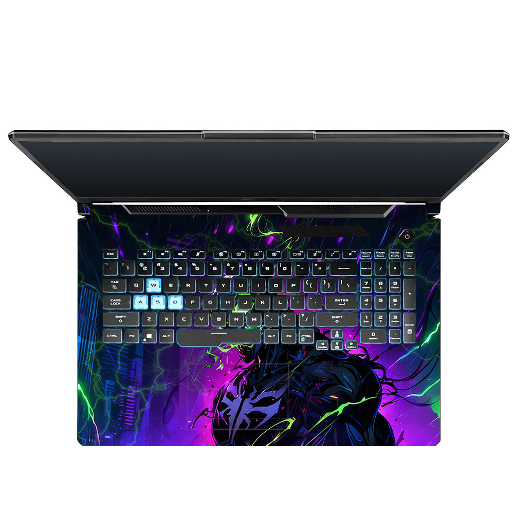 Venom Chaos Surge Asus TUF Gaming F17 FX706 3D Laptop Skin