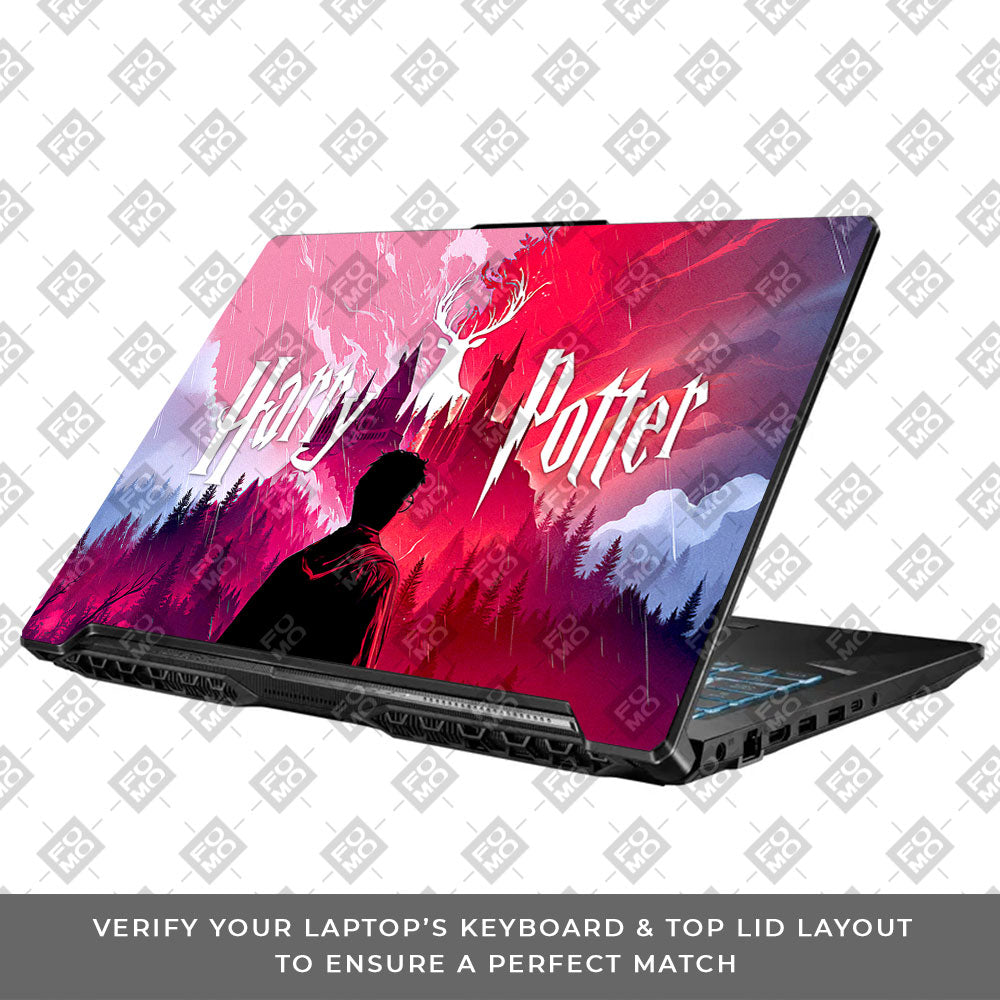 Harry Potter Magical Hogwarts Asus TUF Gaming F17 FX706 Laptop Skin