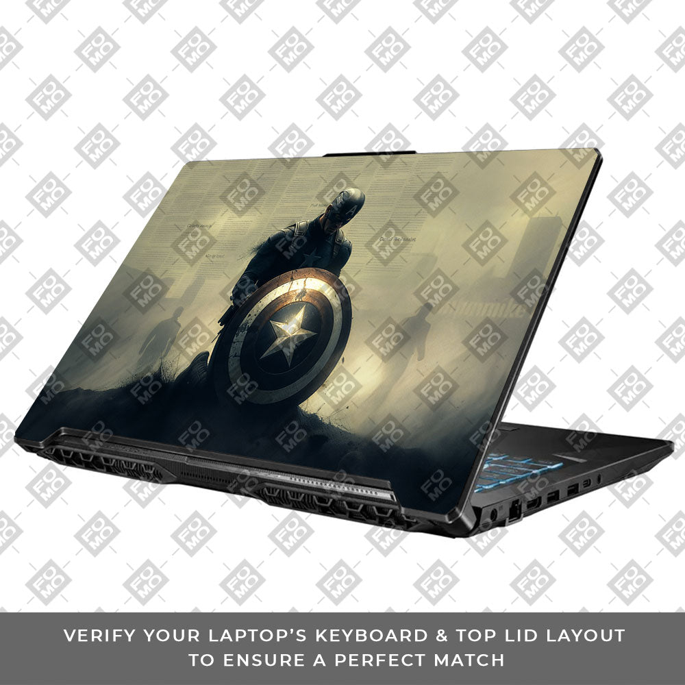 Captain's Valor Asus TUF Gaming F17 FX706 Laptop Skin
