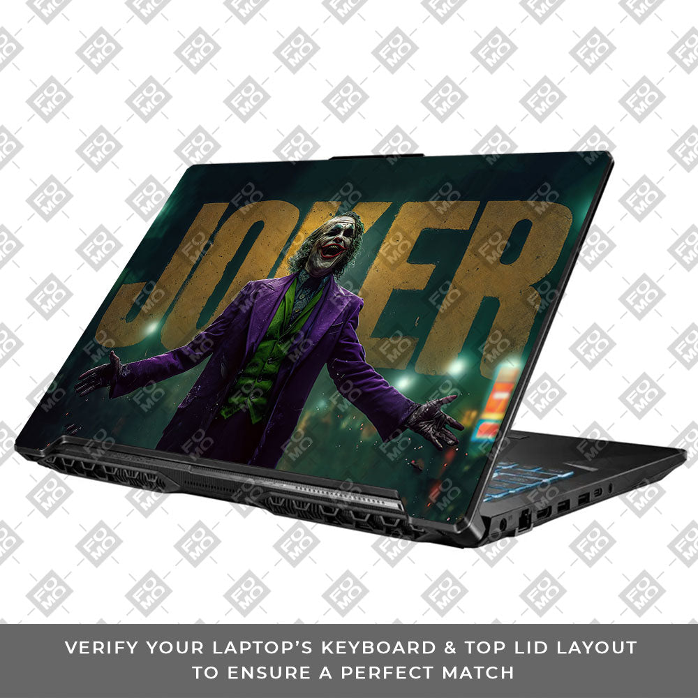 The Joker Chaos Asus TUF Gaming F17 FX706 Laptop Skin