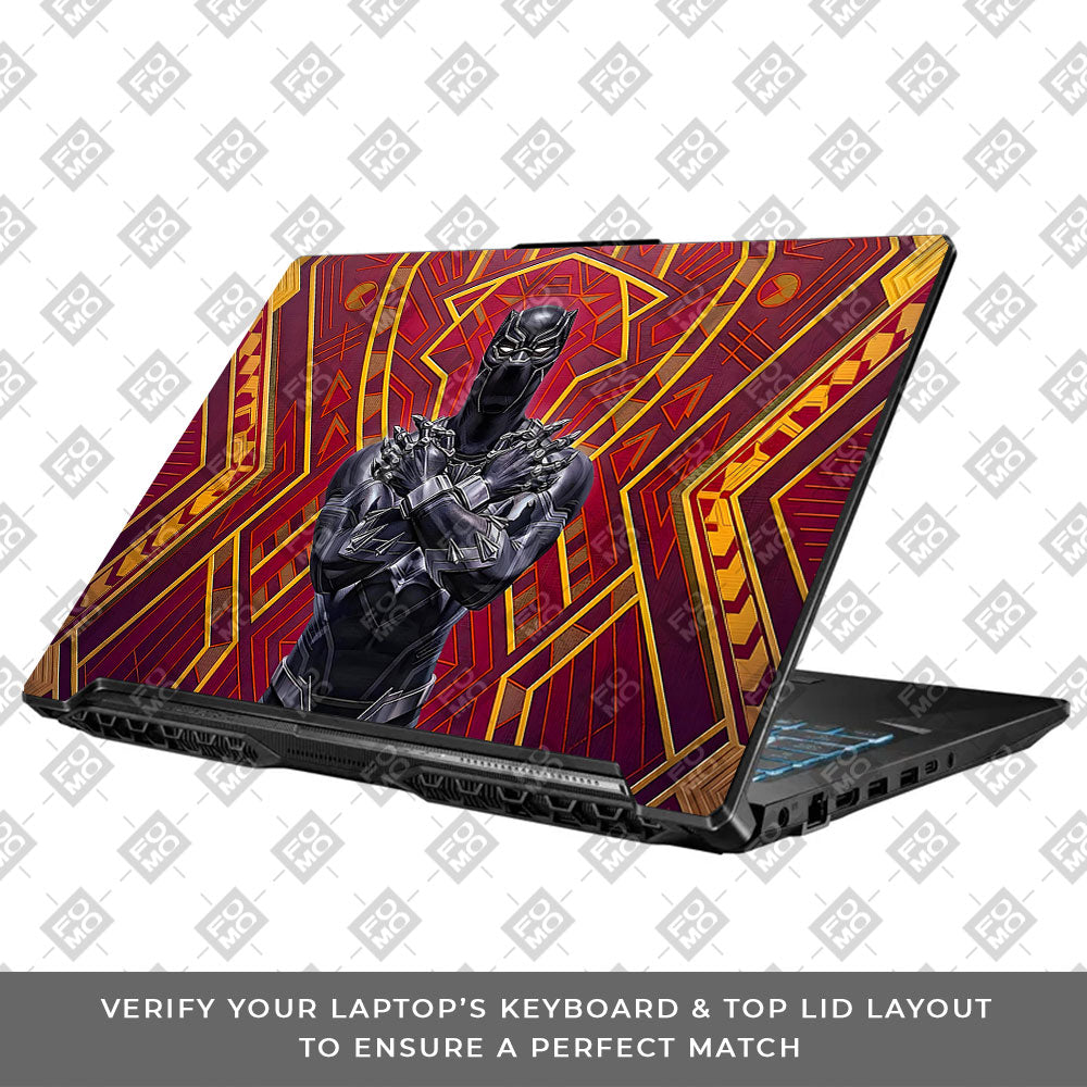 Wakanda Royal Power Asus TUF Gaming F17 FX706 3D Laptop Skin