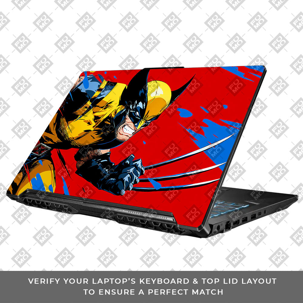 Adamantium Rage Asus TUF Gaming F17 FX706 Laptop Skin