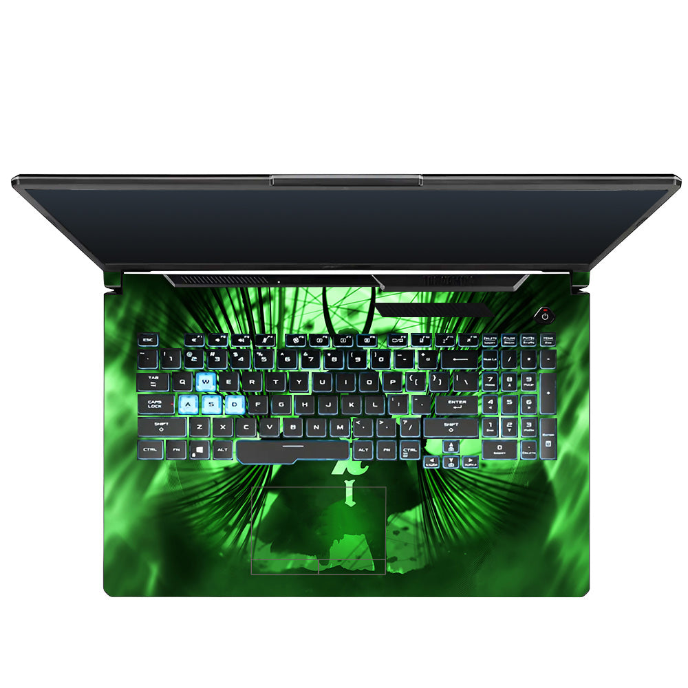 Loki's Green Aura Asus TUF Gaming F17 FX706 Laptop Skin