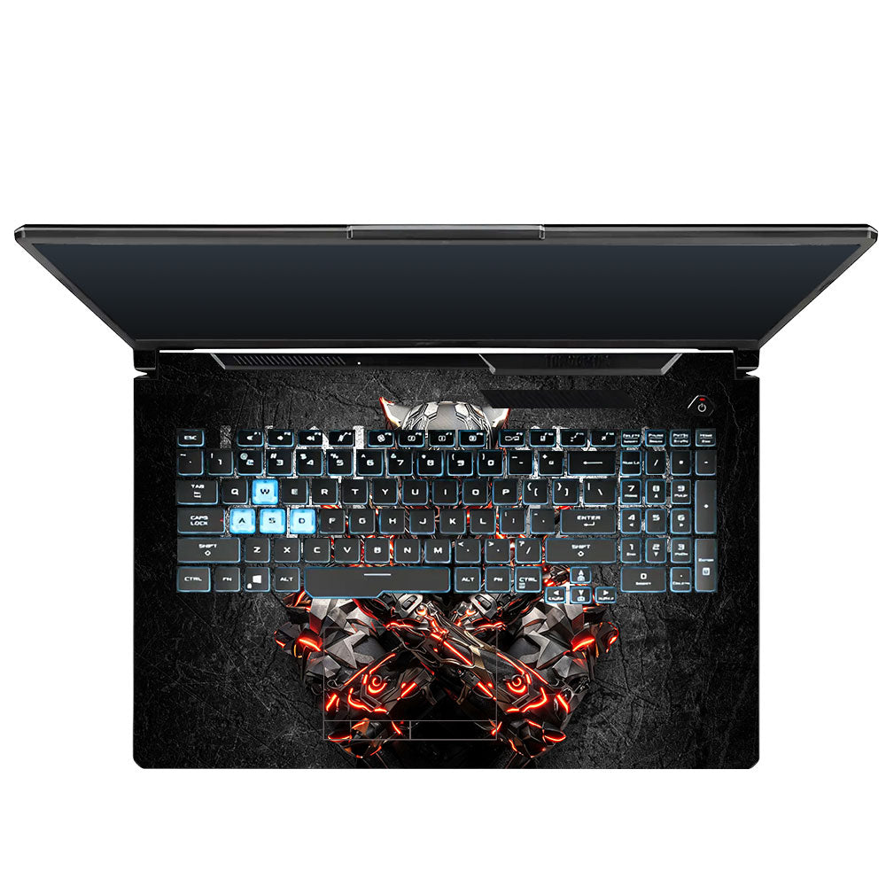 Black Panther Glowing Fury Asus TUF Gaming F17 FX706 Laptop Skin