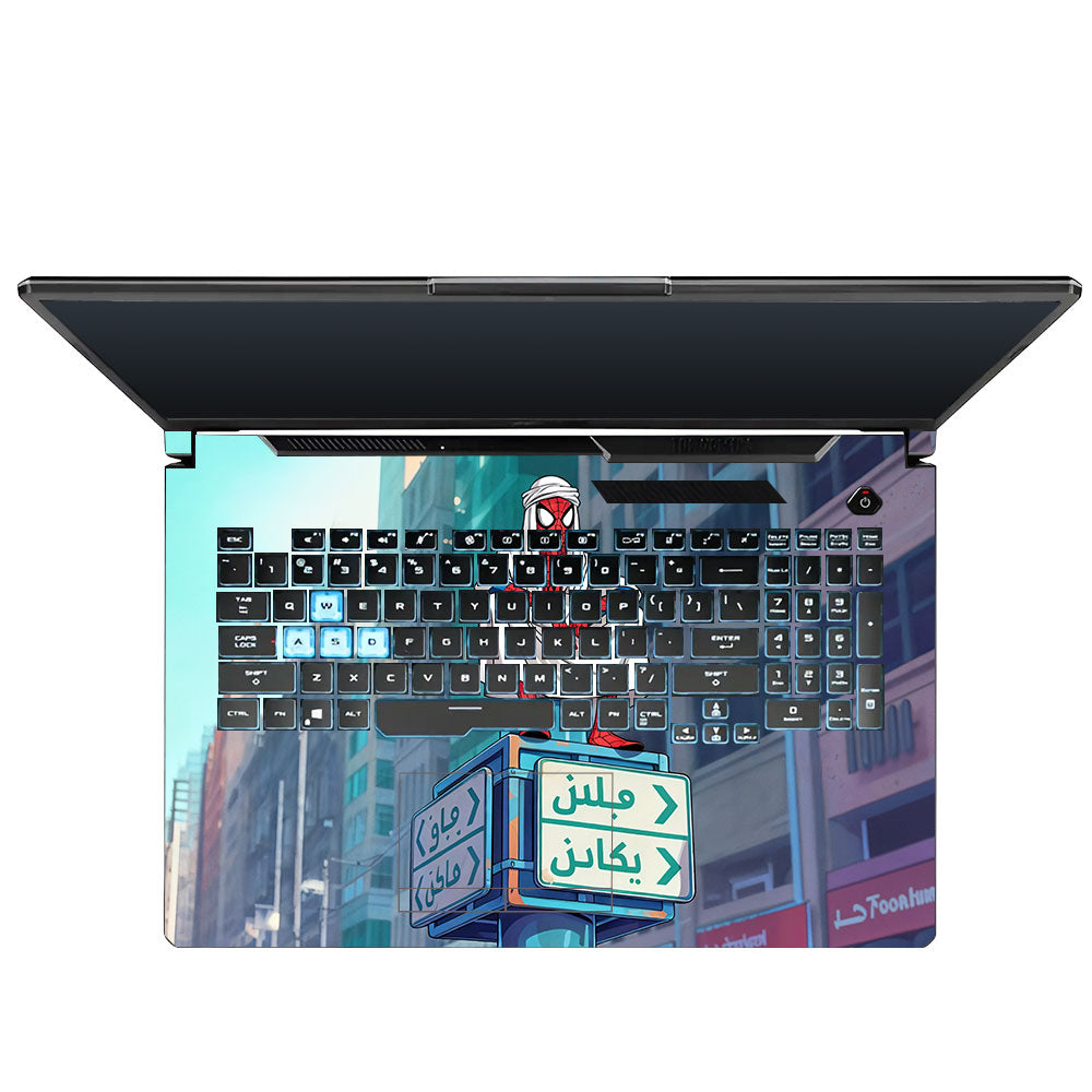 Arabian Spider Man Asus TUF Gaming F17 FX706 Laptop Skin