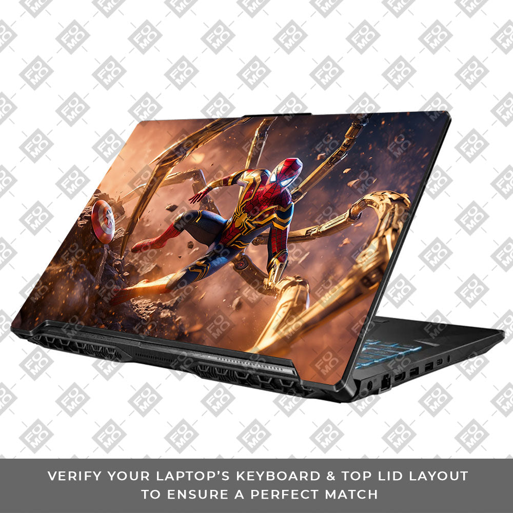 Spider Man Mech Arms Asus TUF Gaming F17 FX706 Laptop Skin