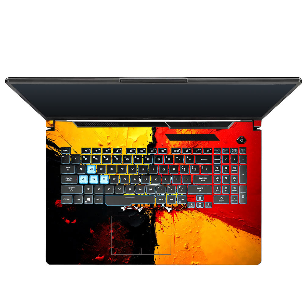One Piece Paint Splash Asus TUF Gaming F17 FX706 Laptop Skin