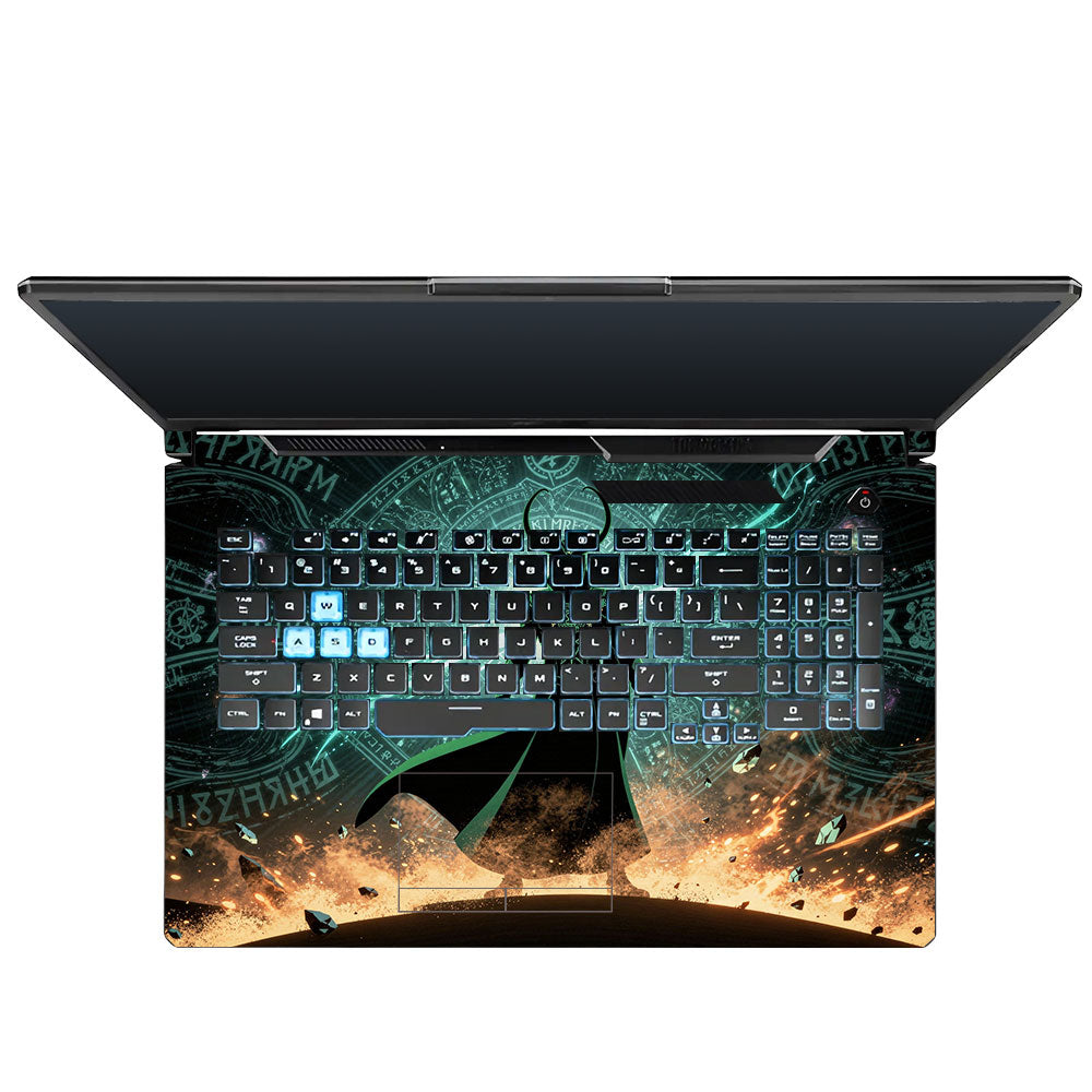 Loki God of Mischief Neon Asus TUF Gaming F17 FX706 Laptop Skin
