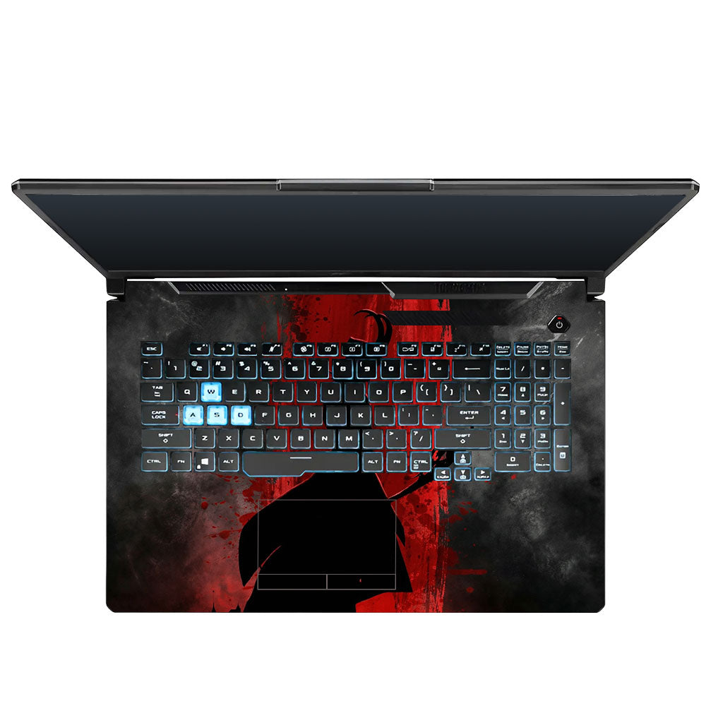 Loki Silhouette Red Strike Asus TUF Gaming F17 FX706 Laptop Skin