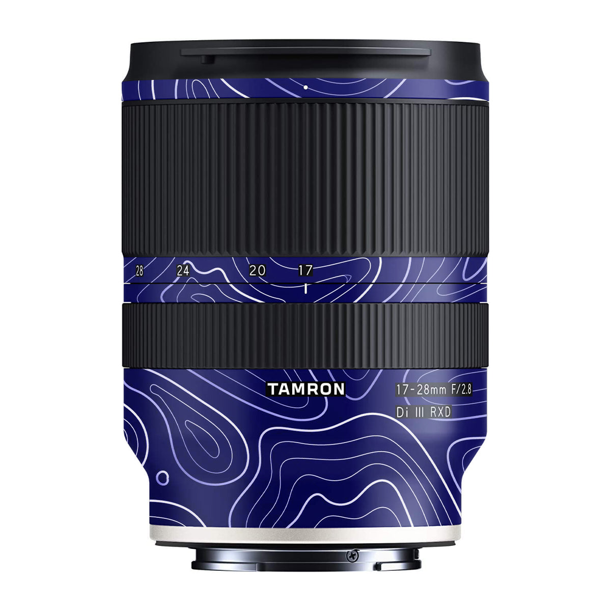 Deep Blue Contour Tamron 17-28mm F/2.8 Camera Lens Skin