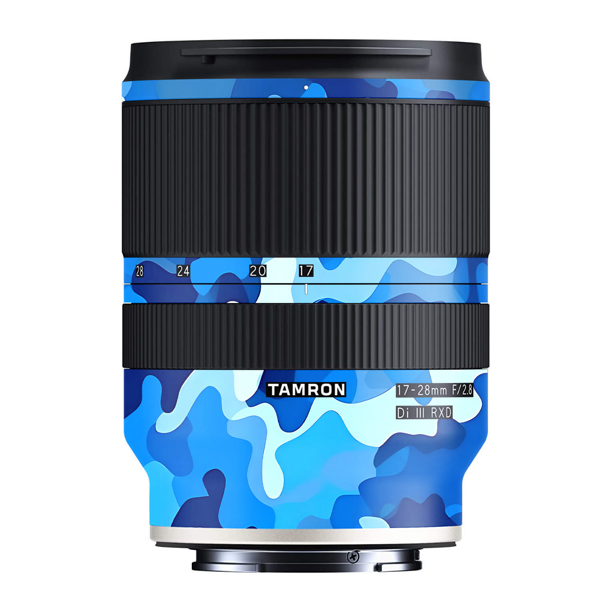 Arctic Blue Camo Pattern Tamron 17-28mm F/2.8 Camera Lens Skin