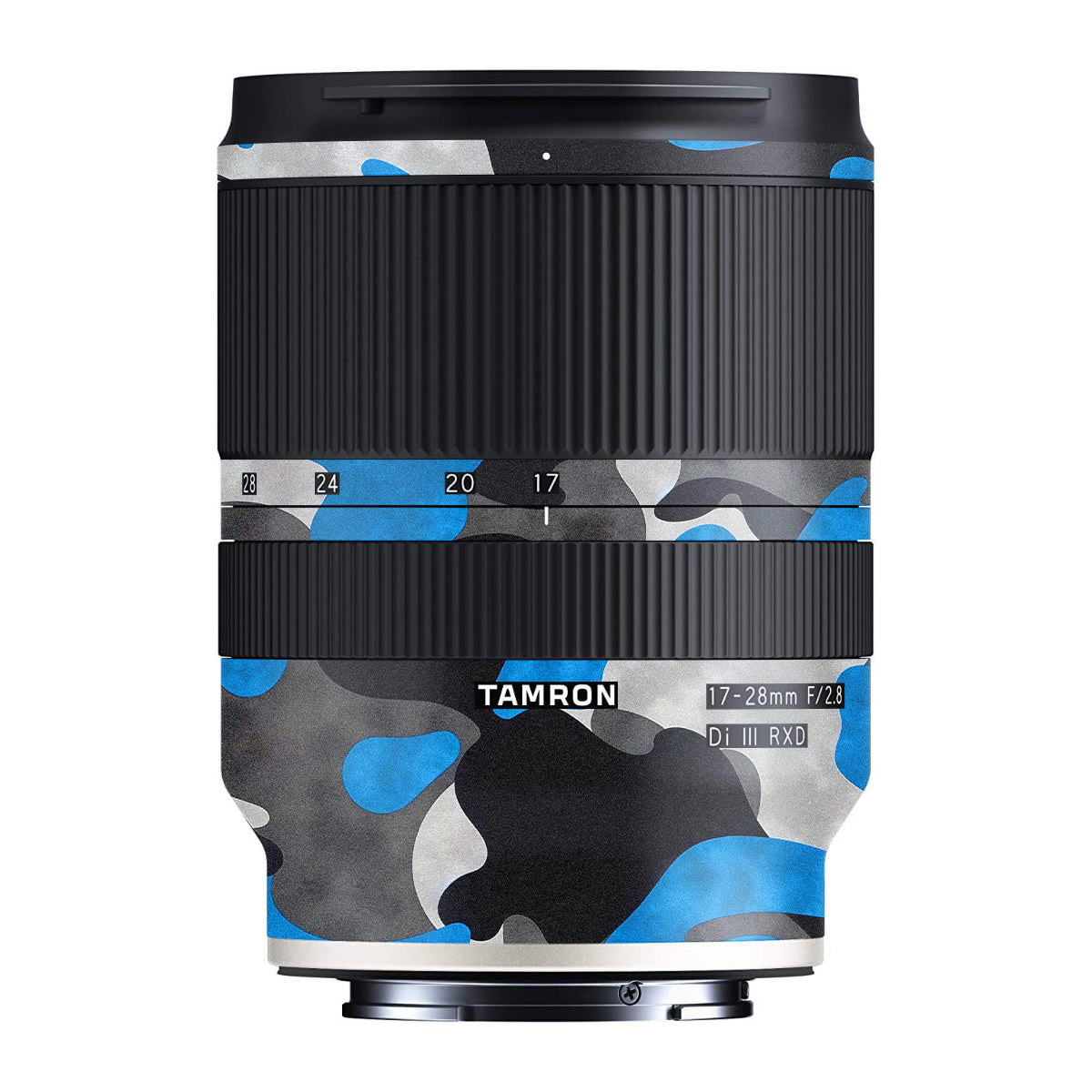 Blue Grey Camo Tamron 17-28mm F/2.8 Camera Lens Skin