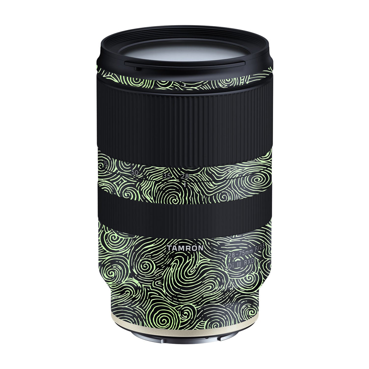 Green Spirals Tamron Lens 28-75mm F/2.8 Gen 1 Camera Lens Skin