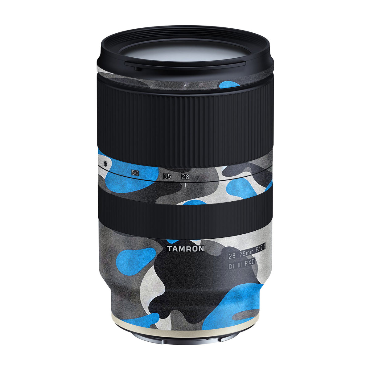 Blue Grey Camo Tamron Lens 28-75mm F/2.8 Gen 1 Camera Lens Skin