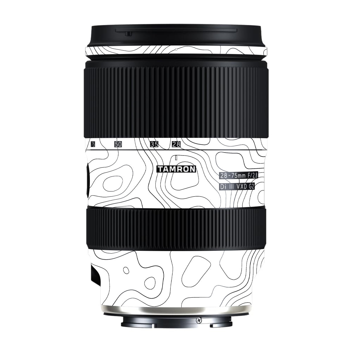 White Contour Design Tamron Lens 28-75mm F/2.8 Gen 2 Camera Lens Skin