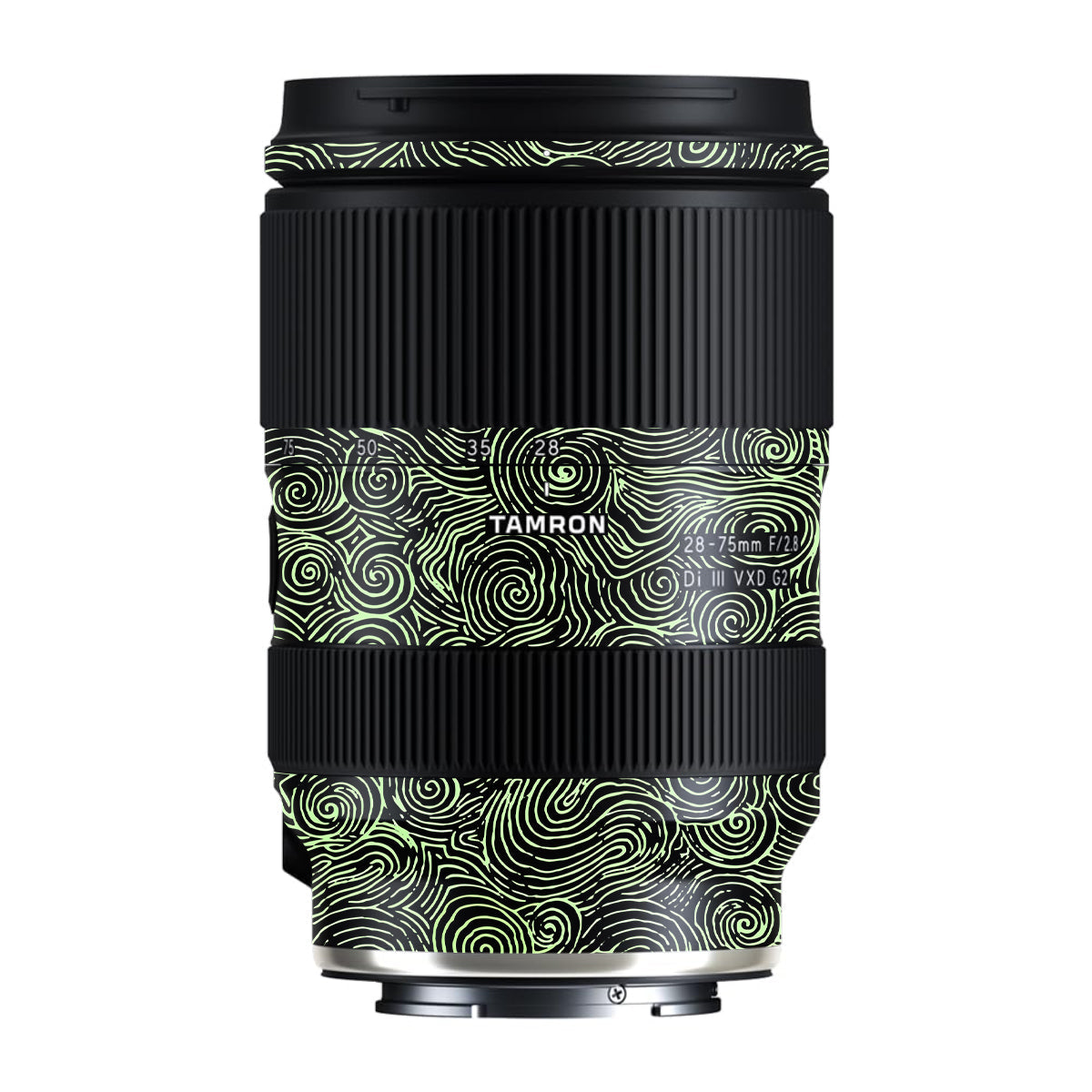 Green Spirals Tamron Lens 28-75mm F/2.8 Gen 2 Camera Lens Skin