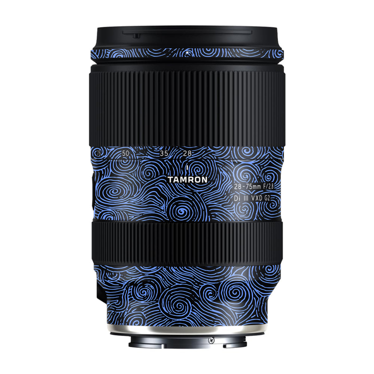 Blue Spirals Tamron Lens 28-75mm F/2.8 Gen 2 Camera Lens Skin