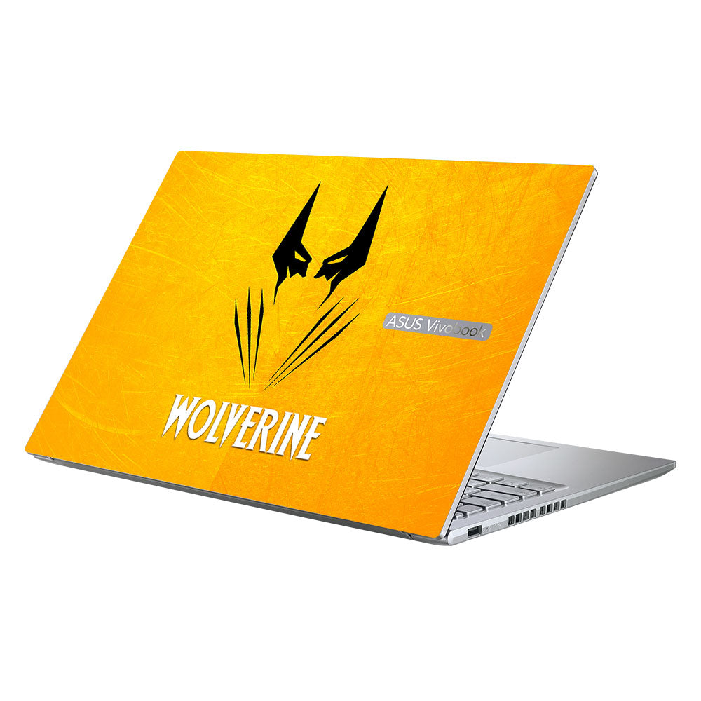 Wolverine with Yellow Background Asus Vivobook 16X M1603QA Laptop Skin