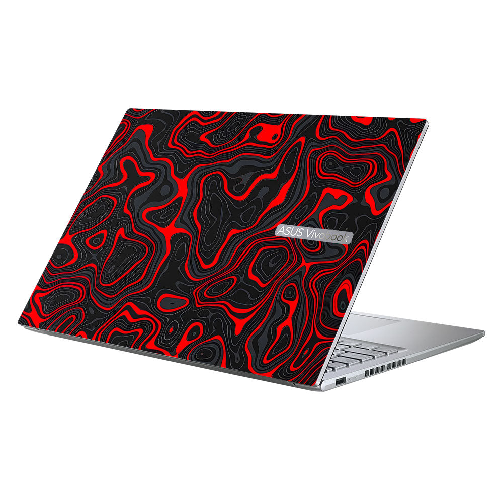 Crimson Waves Asus Vivobook 16X M1603QA Laptop Skin