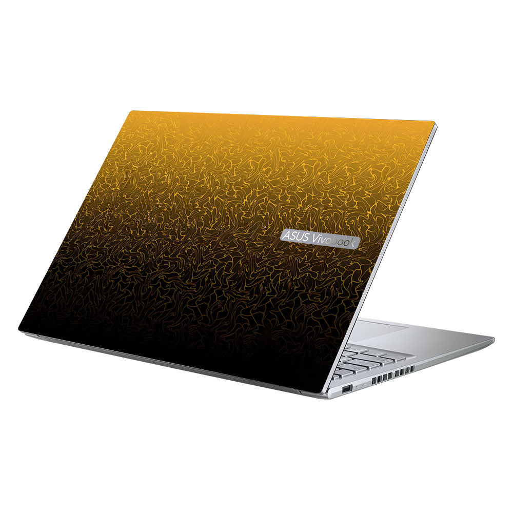 Orange to Black Gradient Asus Vivobook 16X M1603QA Laptop Skin