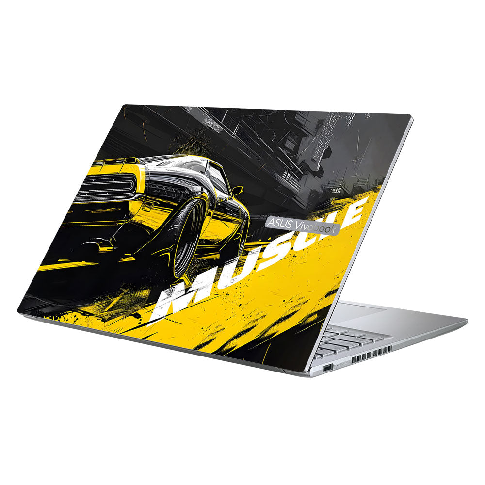 Black Muscle Asus Vivobook 16X M1603QA Laptop Skin