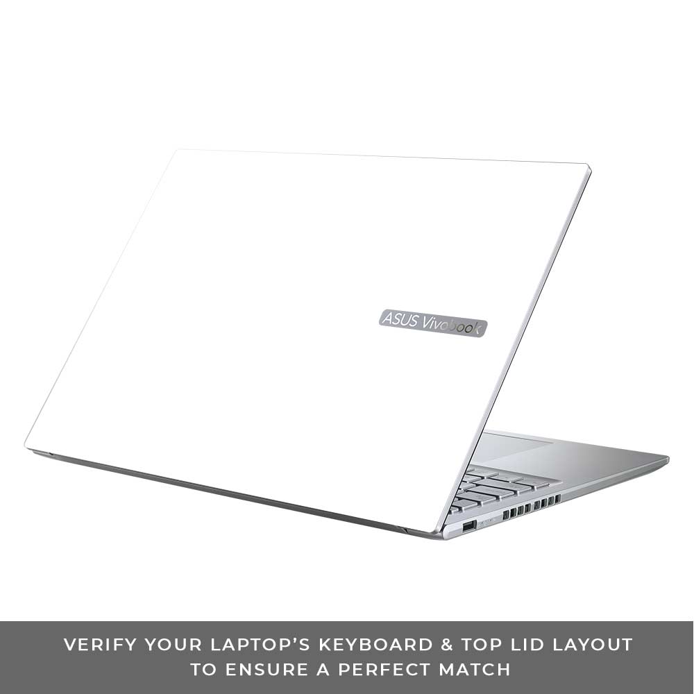 Textured White Asus Vivobook 16X M1603QA Laptop Skin