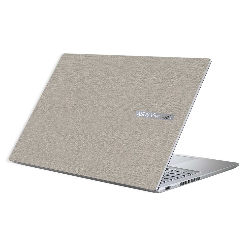 Textured Fabric Grey Asus Vivobook 16X M1603QA Laptop Skin
