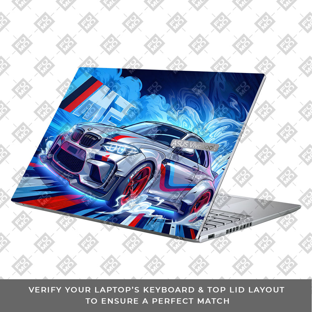 BMW M Performance Asus Vivobook 16X M1603QA Laptop Skin