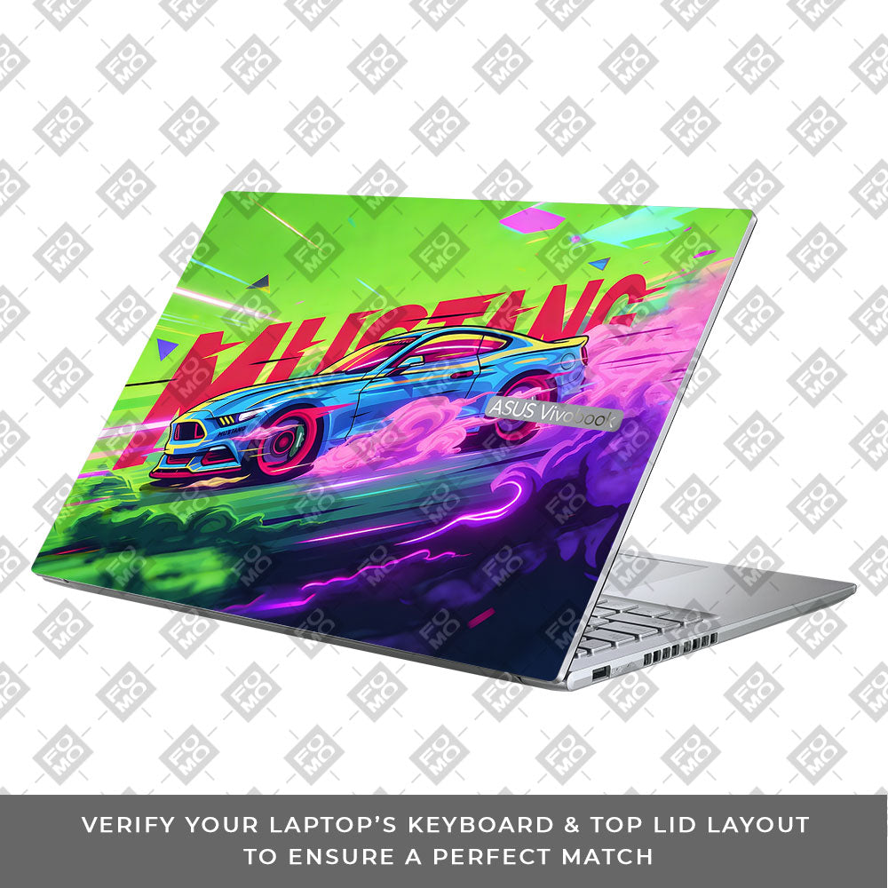 Ford Mustang Legacy Asus Vivobook 16X M1603QA Laptop Skin