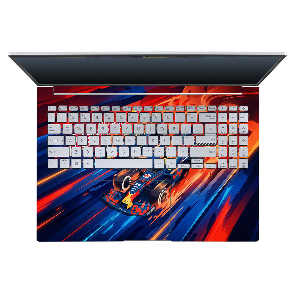 Red Bull Racing Velocity Asus Vivobook 16X M1603QA Laptop Skin