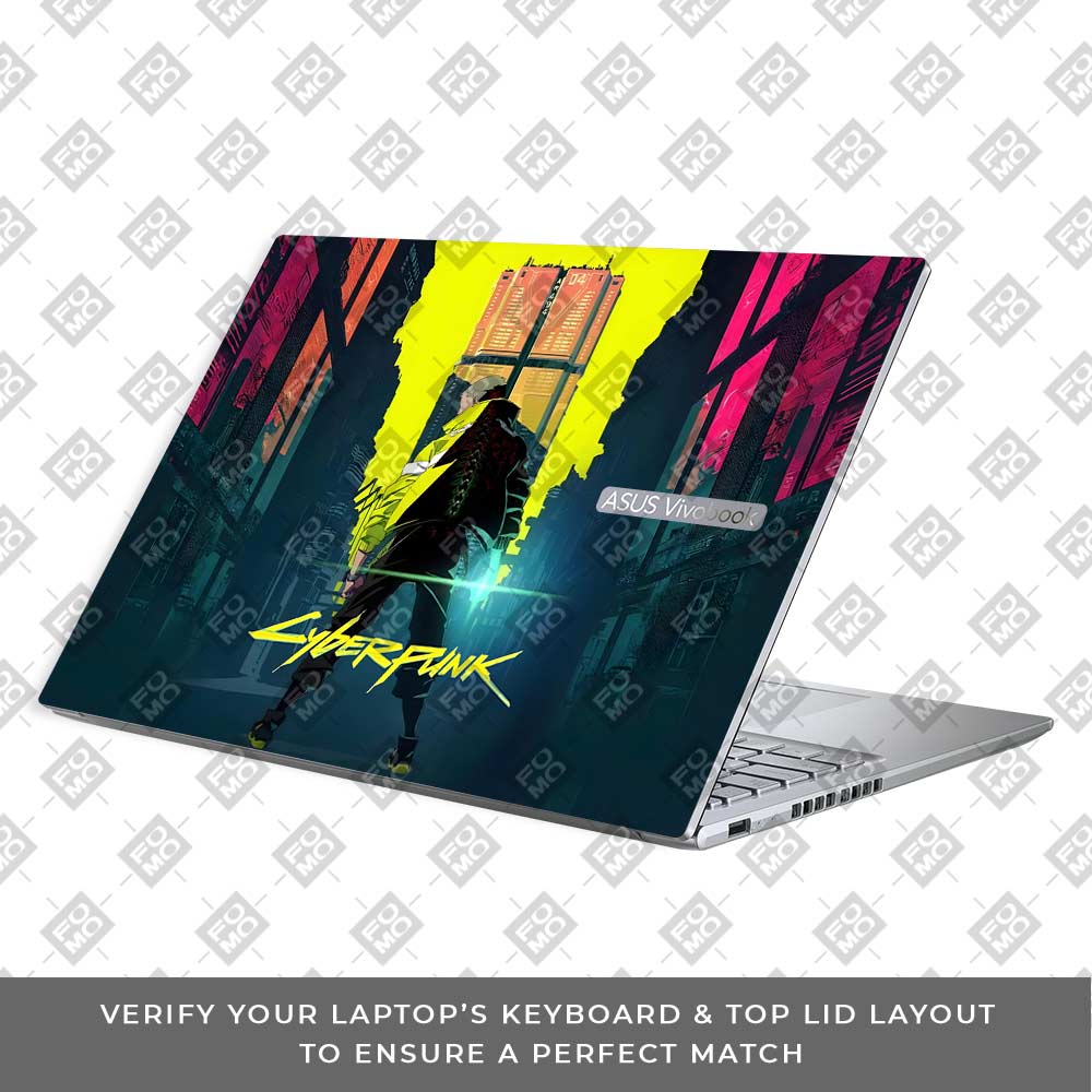 Cyberpunk Uprising Asus Vivobook 16X M1603QA Laptop Skin Laptop Skin
