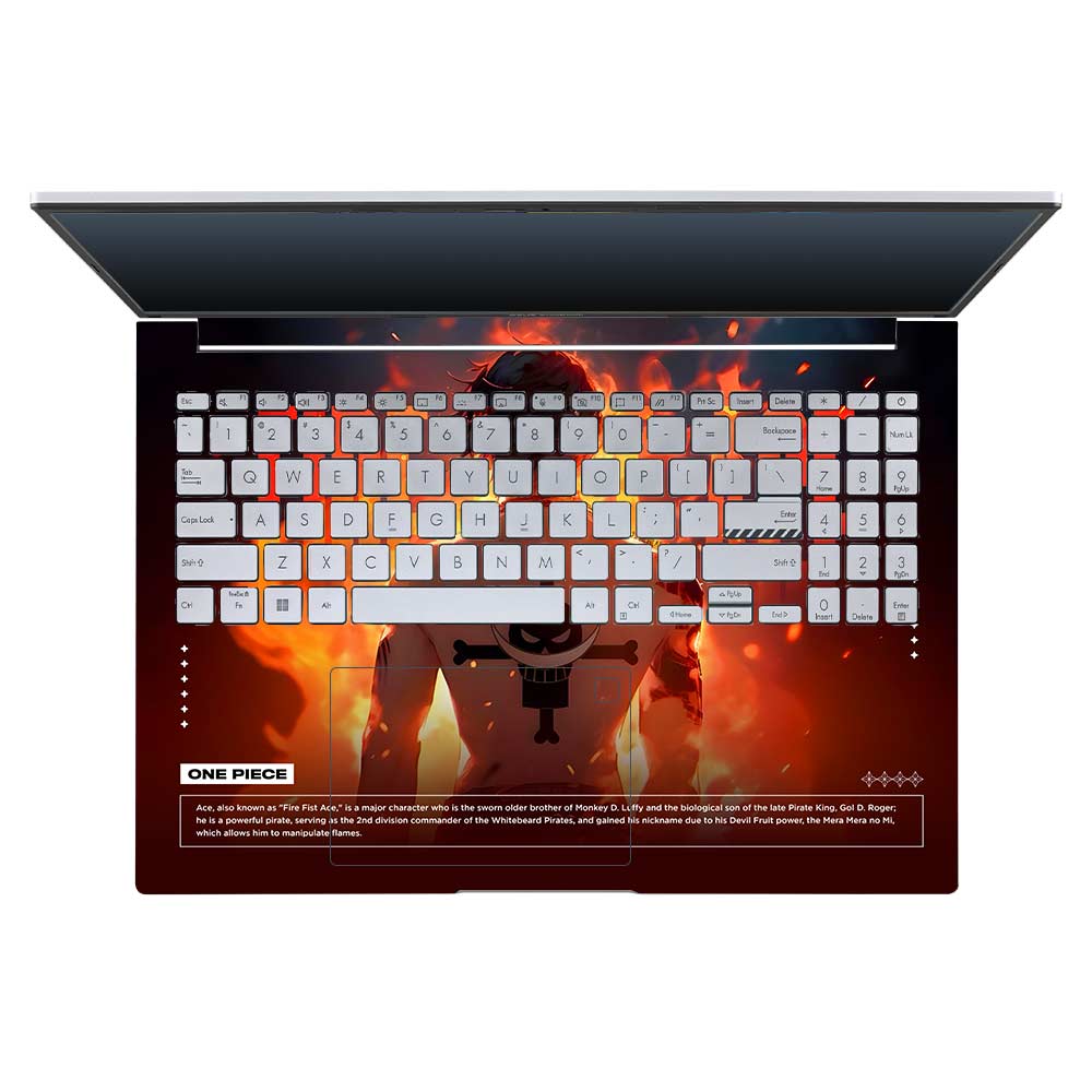 Fire Fist Ace Asus Vivobook 16X M1603QA Laptop Skin Laptop Skin